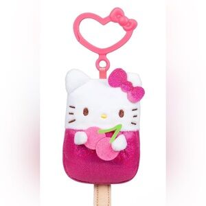 Sanrio Hello Kitty Cherry Popsicle Plush Bag Clip